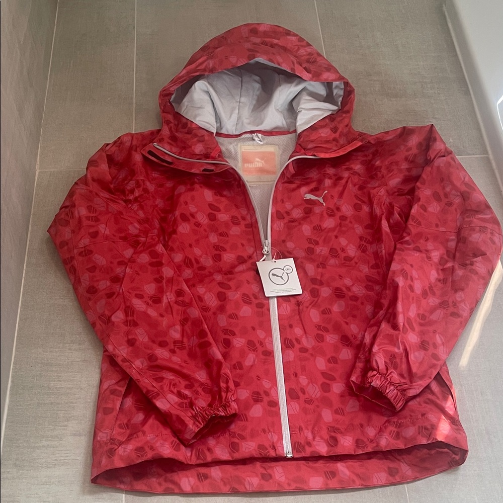 Puma Red Hooded Jacket